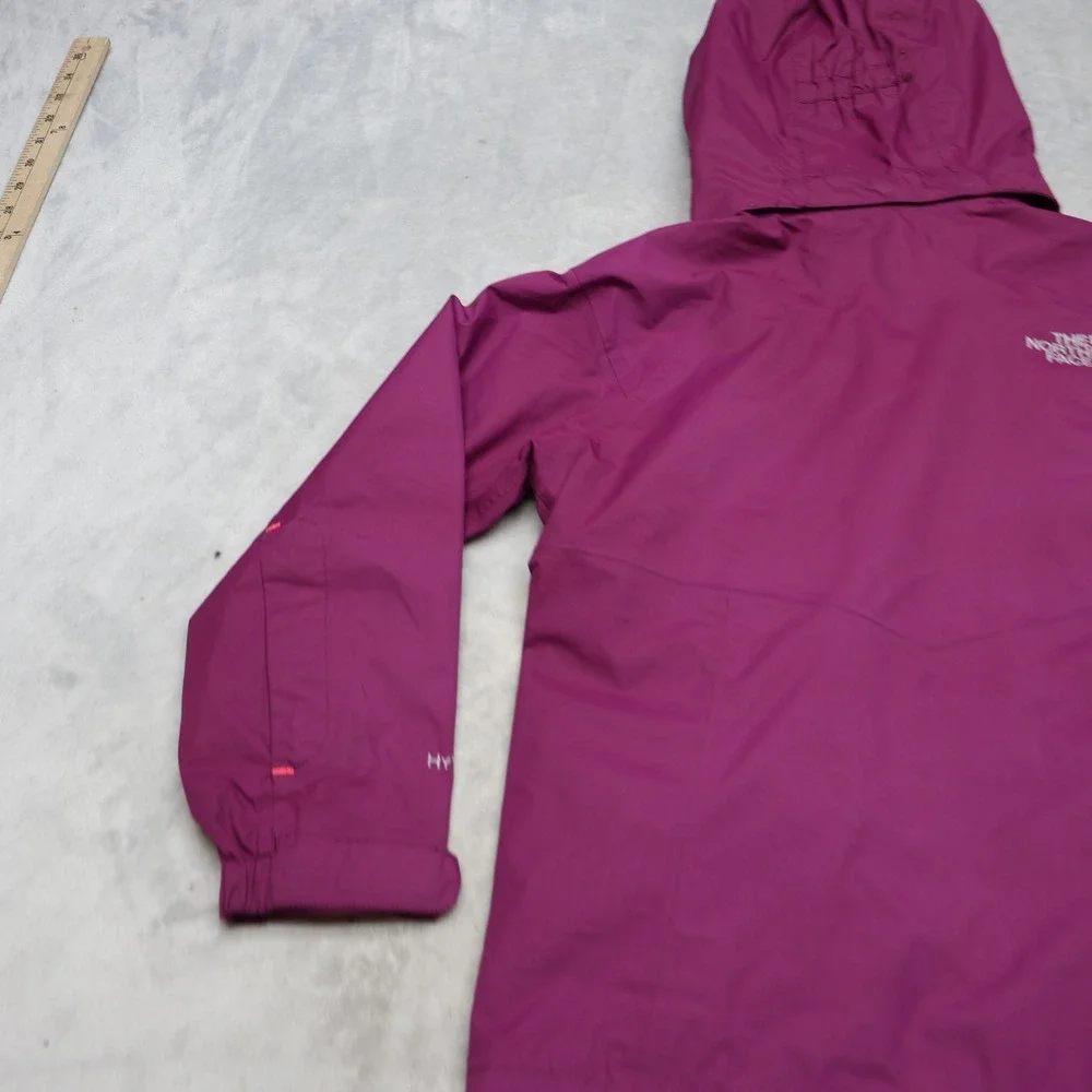 North Face Jacket Girls Small 7/8 Large Purple Ski Snow Waterproof 3in1 Shell